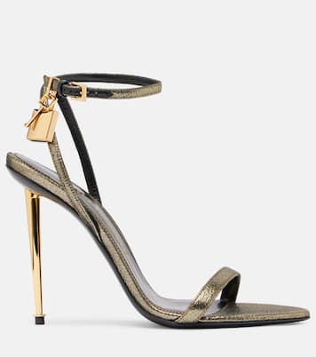 Padlock 105 metallic sandals | Tom Ford