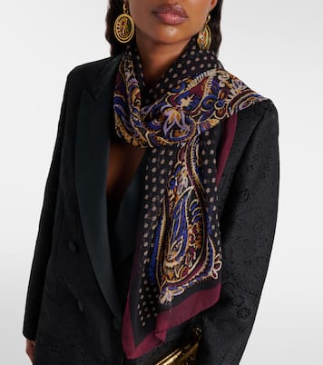 Tosca paisley silk scarf | Etro
