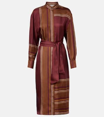 Pietre printed silk wrap dress | Max Mara