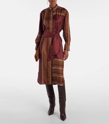 Pietre printed silk wrap dress | Max Mara