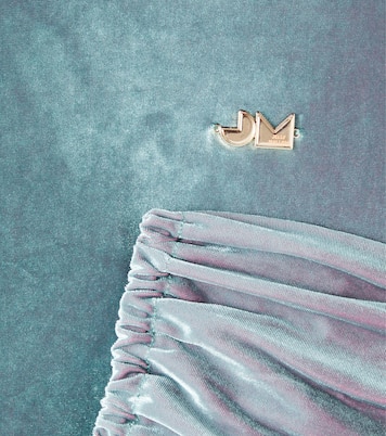 Vestido de terciopelo fruncido | Jellymallow