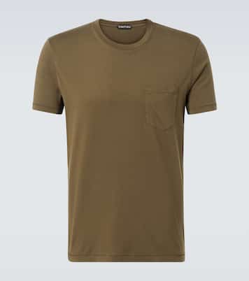 T-Shirt aus Baumwolle und Seide | Tom Ford