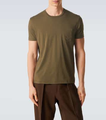 T-Shirt aus Baumwolle und Seide | Tom Ford