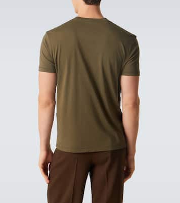T-Shirt aus Baumwolle und Seide | Tom Ford