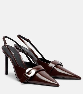 Belt Stiletto leather slingback pumps | Coperni