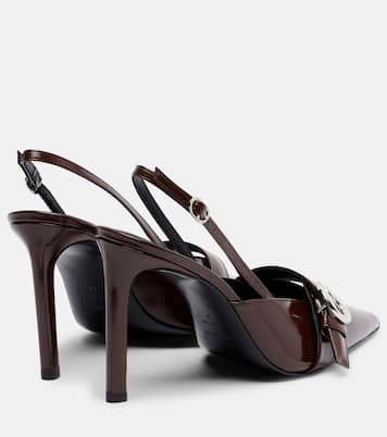 Belt Stiletto leather slingback pumps | Coperni