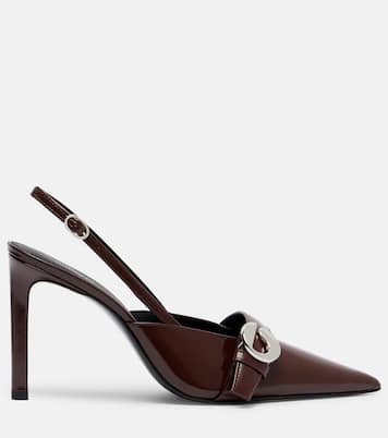 Belt Stiletto leather slingback pumps | Coperni