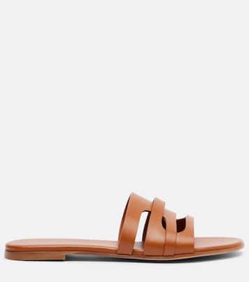 Leather slides | Gianvito Rossi