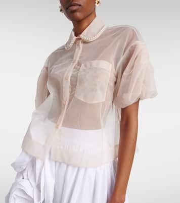 Hemd aus Tüll | Simone Rocha