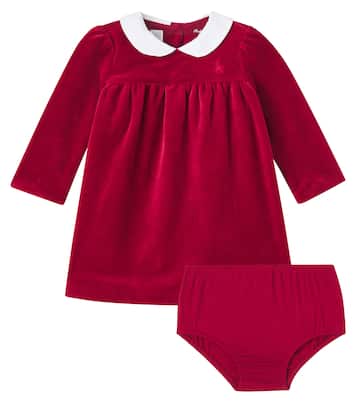 Baby cotton-blend dress and bloomers set | Polo Ralph Lauren Kids