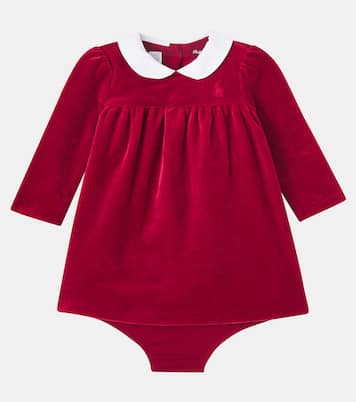 Baby cotton-blend dress and bloomers set | Polo Ralph Lauren Kids