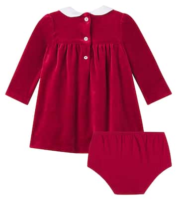 Baby cotton-blend dress and bloomers set | Polo Ralph Lauren Kids