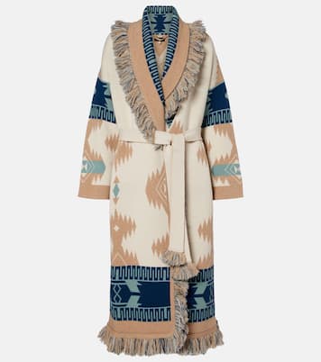 Icon jacquard virgin wool cardigan | Alanui