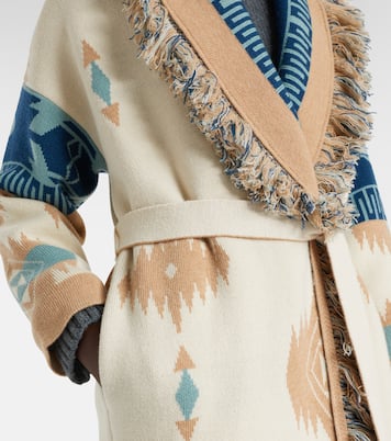 Icon jacquard virgin wool cardigan | Alanui