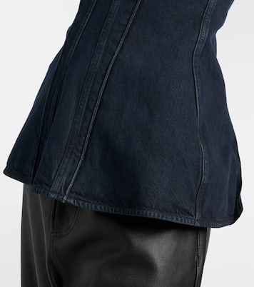 Bustier-Top Lara aus Denim | Agolde