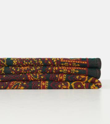 Paisley wool and silk-blend throw | Etro