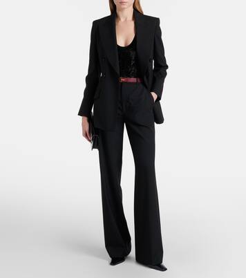 GG embellished chenille bodysuit | Gucci