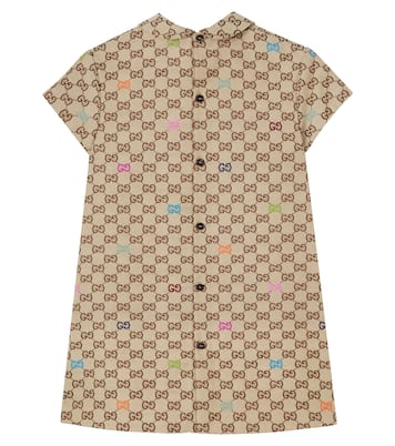 Abito in misto cotone GG | Gucci Kids