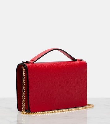 VLogo Mini leather wallet on chain | Valentino Garavani