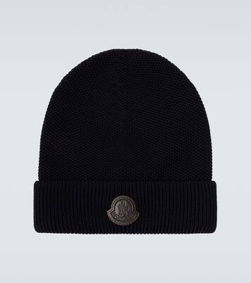 Gorro de lana virgen con logo | Moncler