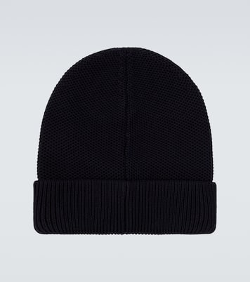 Gorro de lana virgen con logo | Moncler