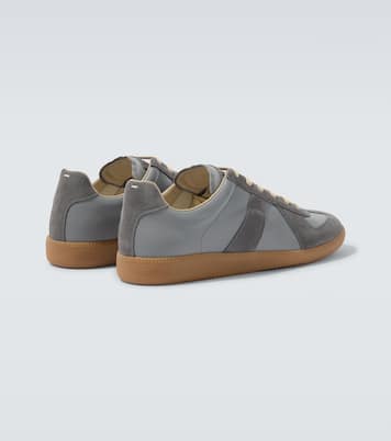Sneakers Replica in suede con pelle | Maison Margiela