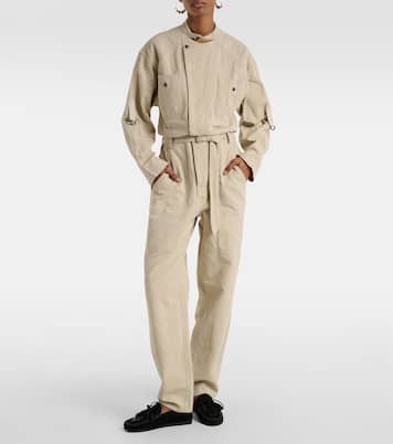 Combi-pantalon Nessime en coton et lin | Marant Etoile