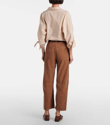 Gerade Hose Sue aus Baumwolle | Velvet