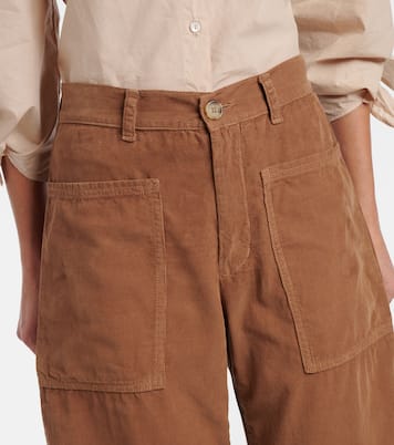 Gerade Hose Sue aus Baumwolle | Velvet