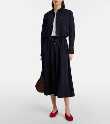 Wilfred technical taffeta shirt | Veronica Beard