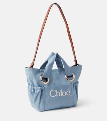 Tasche aus Canvas mit Leder | Chloé Kids