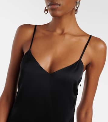 Abito sottoveste in raso con pizzo | Acne Studios