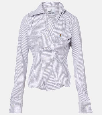 Striped cotton-blend poplin shirt | Vivienne Westwood