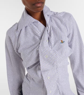 Striped cotton-blend poplin shirt | Vivienne Westwood