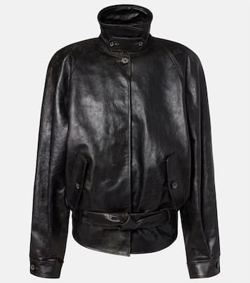Belted leather jacket | Magda Butrym