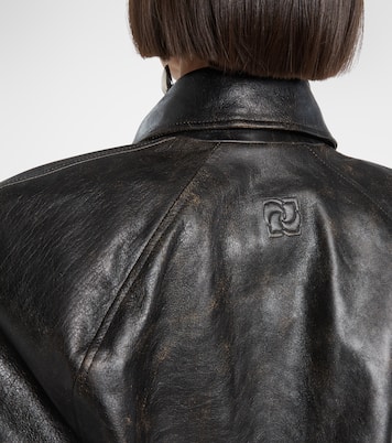 Belted leather jacket | Magda Butrym