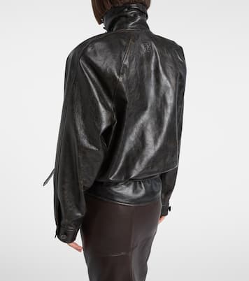 Belted leather jacket | Magda Butrym