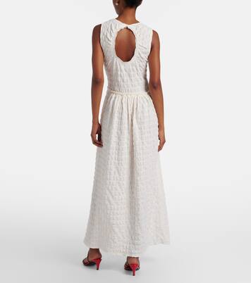 White Label Zoira shirred maxi dress | Proenza Schouler