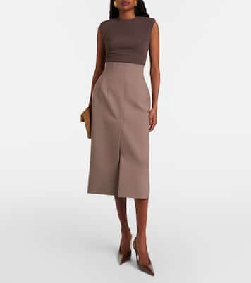 تنورة ضيقة بخصر عالٍ | Mugler