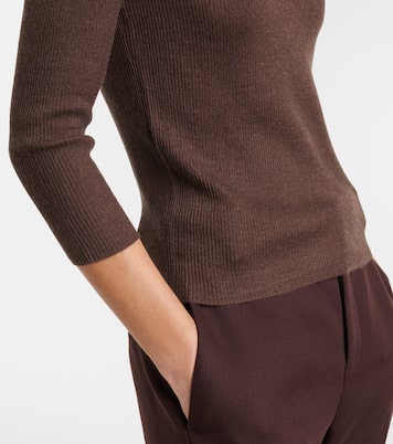 Ribbed-knit cashmere and silk sweater | Vince