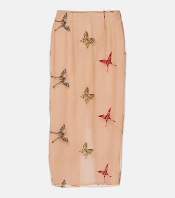 Appliqué midi skirt | Blumarine