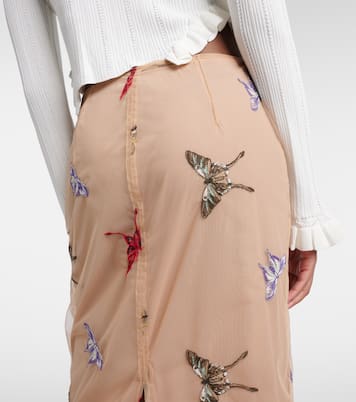 Appliqué midi skirt | Blumarine