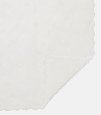 Embroidered silk, wool and cotton-blend scarf | Magda Butrym