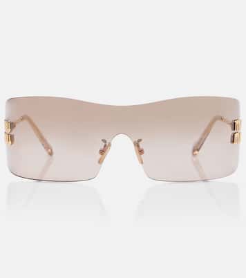 Aube shield sunglasses | Miu Miu