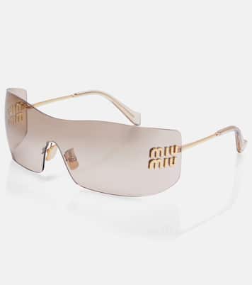 Aube shield sunglasses | Miu Miu