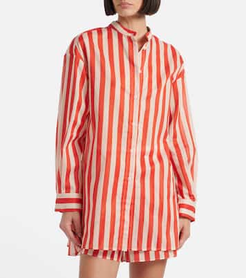 Camicia Duetto in voile di cotone a righe | Eres