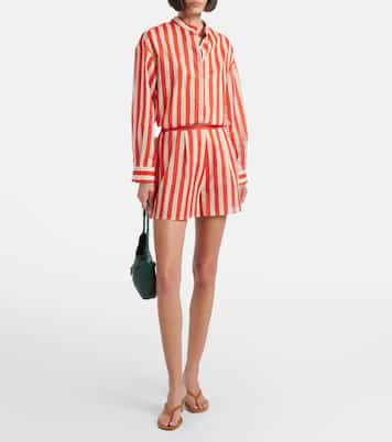 Camicia Duetto in voile di cotone a righe | Eres