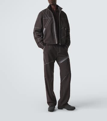 Fosco virgin wool straight pants | Kiko Kostadinov