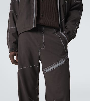 Fosco virgin wool straight pants | Kiko Kostadinov