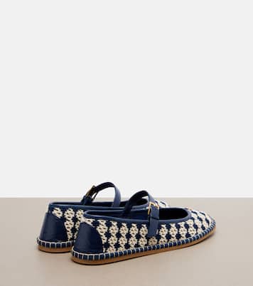 La Cruisette crochet Mary Jane flats | Valentino Garavani
